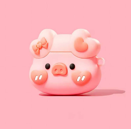 Cute Kawaii Pig AirPods Case  - Adorable & Protective! 🐷💕